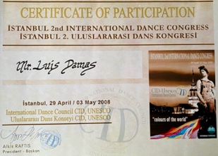 <strong>2nd International Dance Congress 2008</strong>, Istambul, Turkey